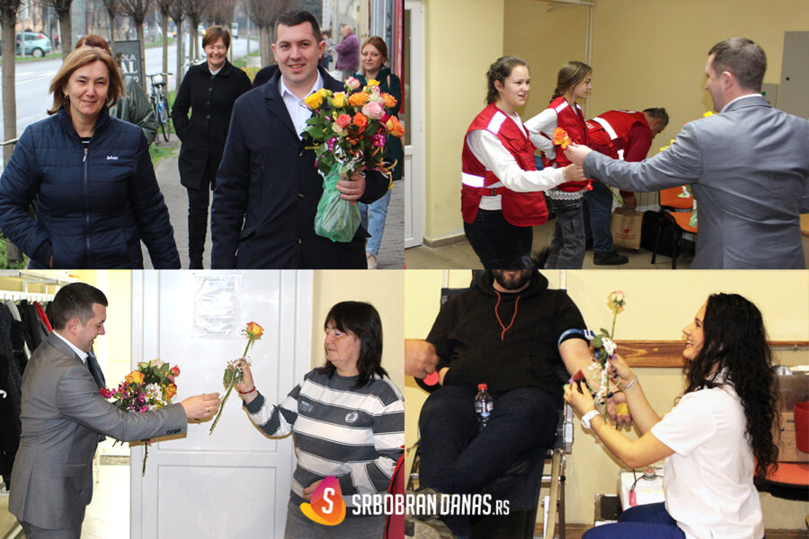 Cvet za humanost na Dan žena