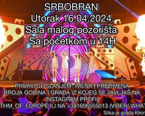 Audicija za takmičenje RITAM EVROPE