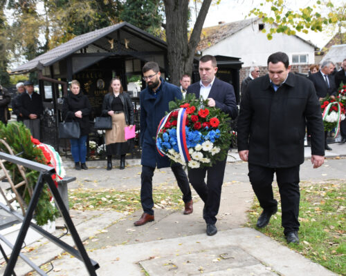 Položeni venci mađarskim žrtvama s kraja II svetskog rata