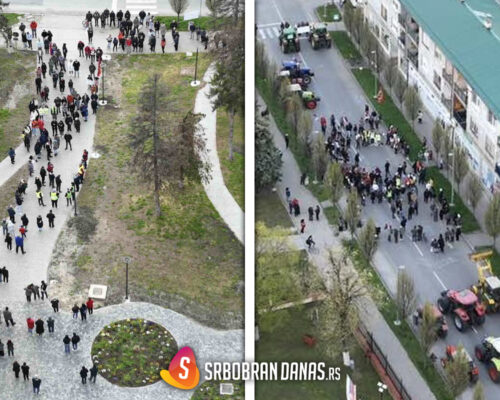 Protest u Srbobranu 6. aprila