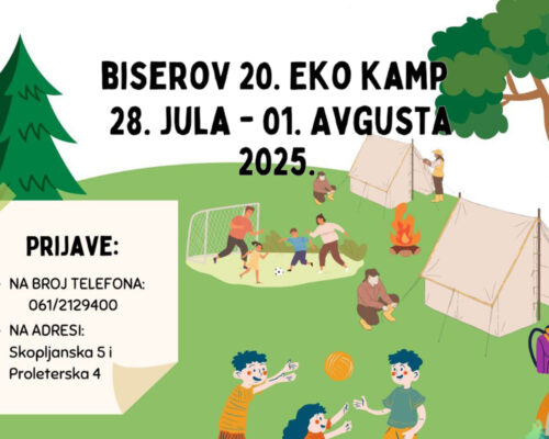 EKO KAMP očekuje učesnike 28. jula
