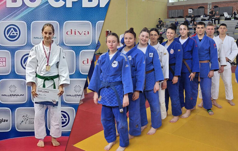 Nevena Pesic prvakinja Srbije a juniori dzudo prvaci Vojvodine