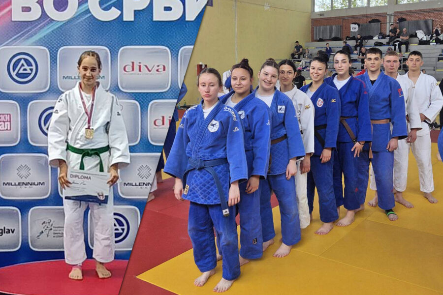 Nevena Pesic prvakinja Srbije a juniori dzudo prvaci Vojvodine