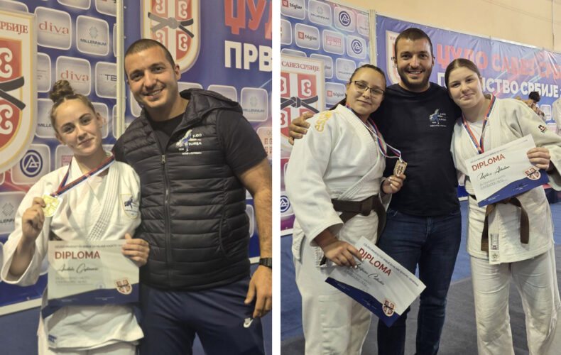 Džudo klub TURIJA osvojio dve titule prvaka Srbije